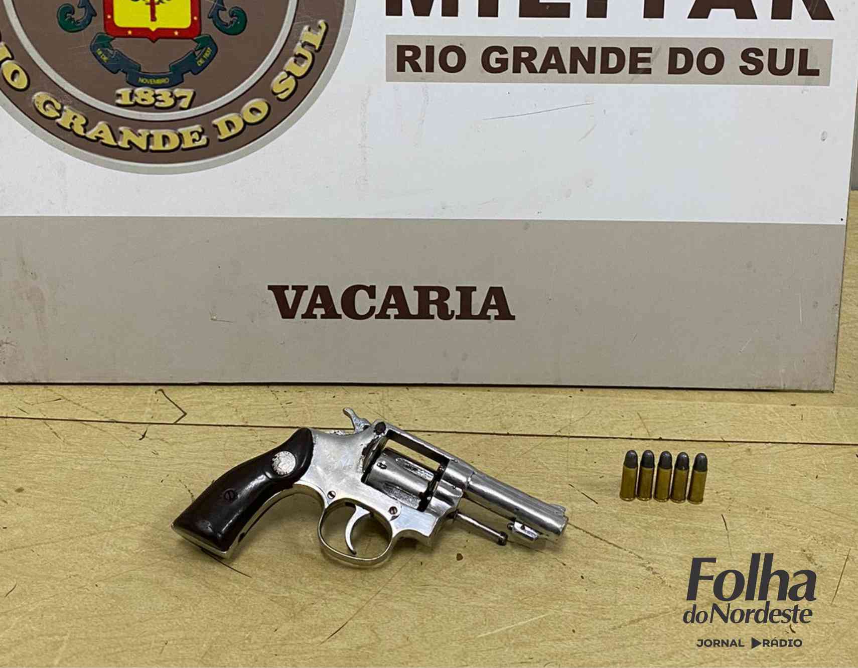  Região: Três homens são presos por porte ilegal de arma de fogo