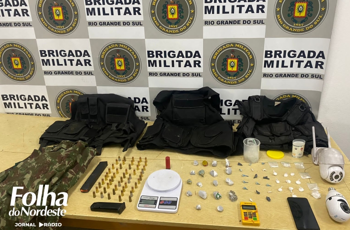 Brigada Militar realiza prisão por tráfico de drogas em Vacaria