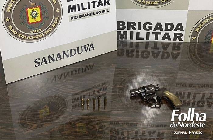 Homem é preso pela Brigada Militar por posse irregular de arma de fogo