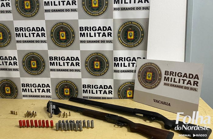 Porte ilegal de arma resulta em prisão em Muitos Capões