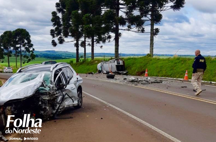 PRF atende acidente com morte em Muitos Capões