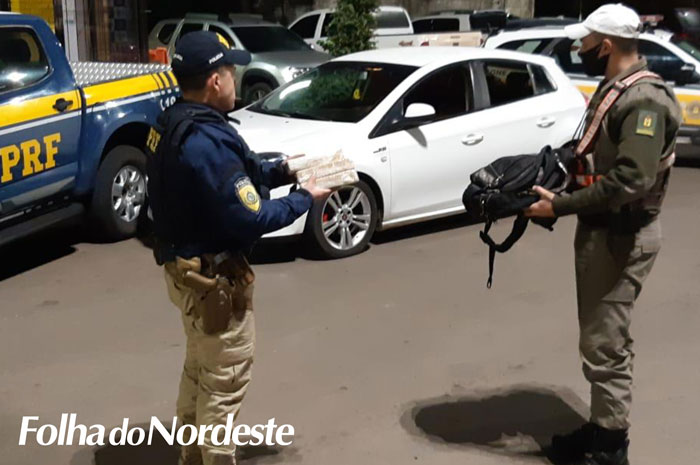 PRF e CRBM prendem 3 pessoas, apreendem crack e recuperam veículo roubado no norte do estado