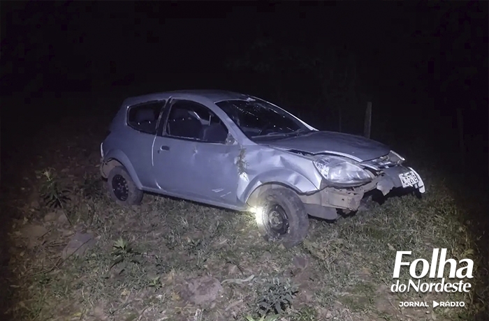 Acidente na ERS 126 deixa casal ferido em São João da Urtiga
