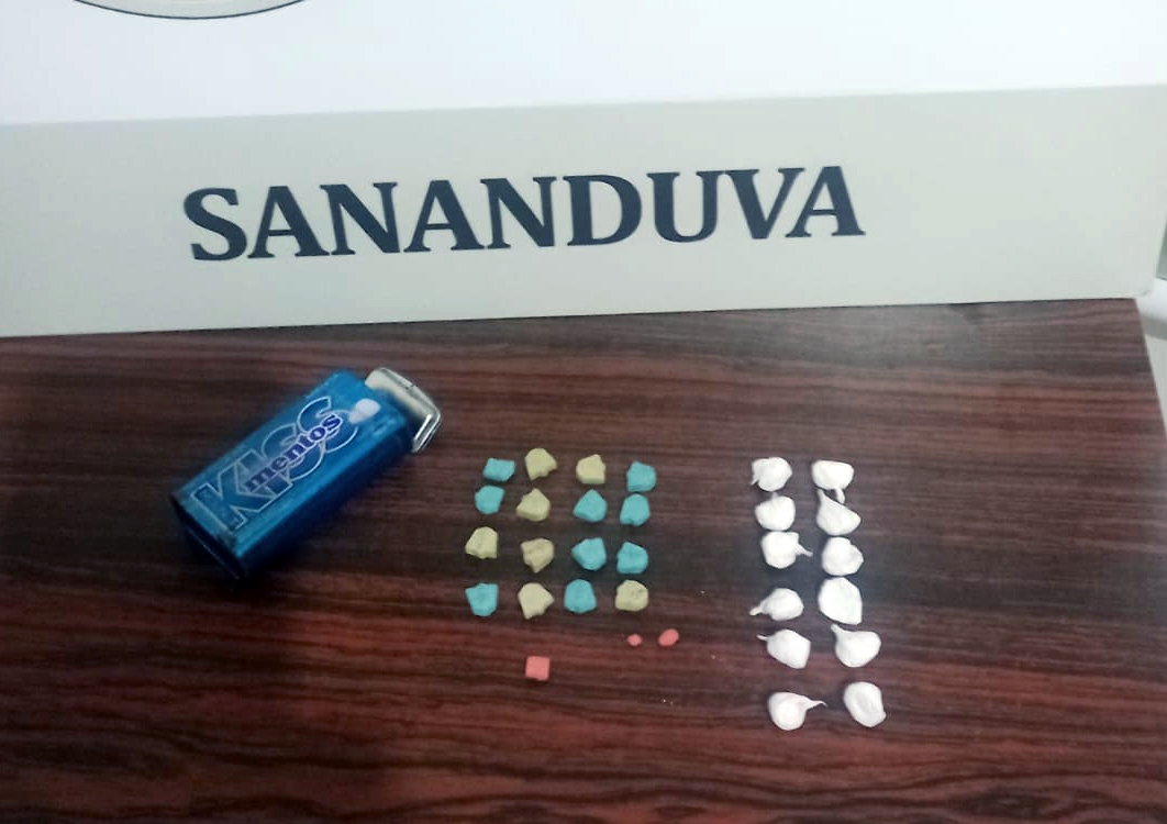 Em Sananduva, homem é preso com cocaína e ecstasy