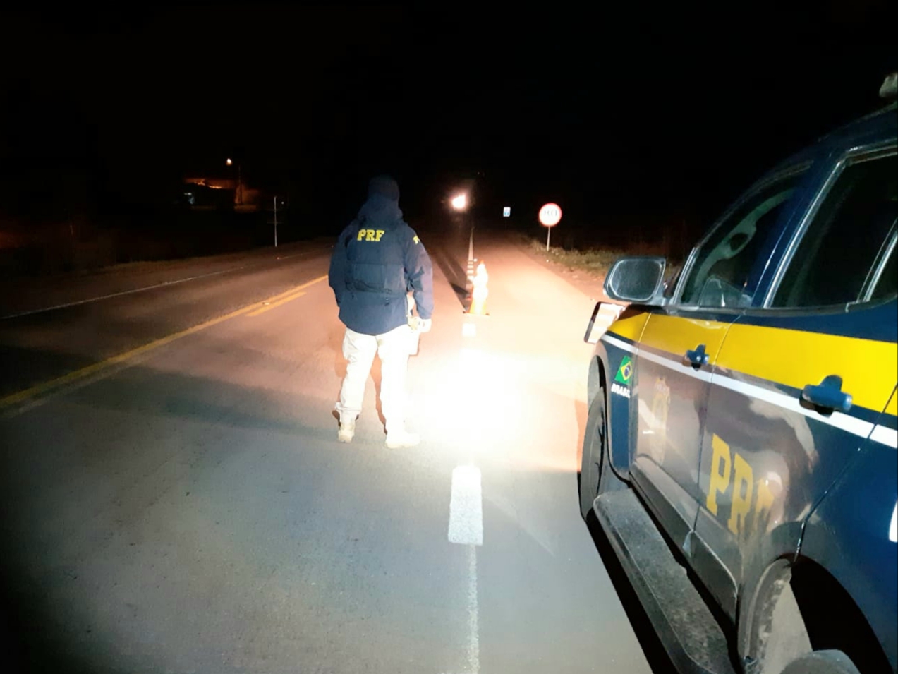 PRF atende atropelamento com morte em Vacaria