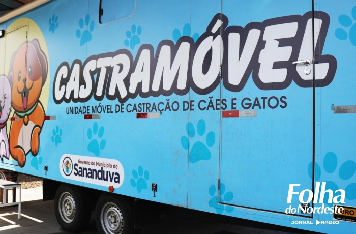 Primeiras esterilizações de cães e gatos são realizadas no Castramóvel em Sananduva