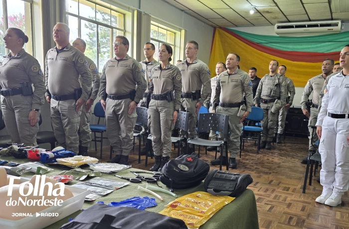 BM forma 25 policiais militares no curso de atendimento pré-hospitalar em combate