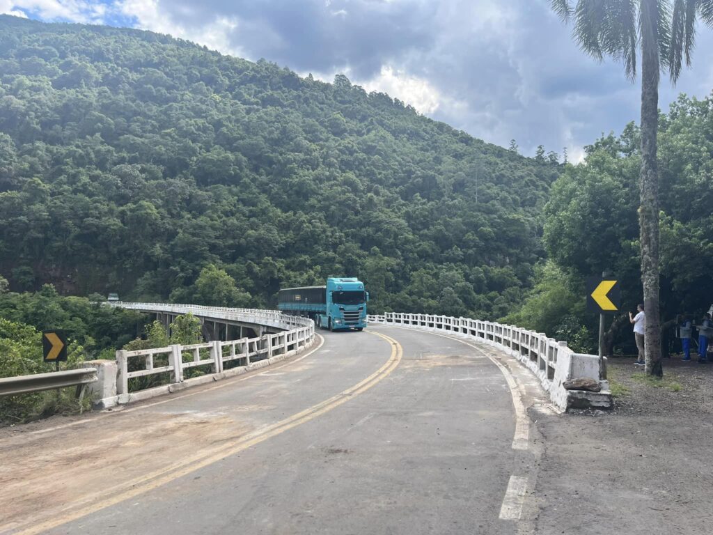 Liberado trânsito sobre Ponte do Rio das Antas entre São Marcos e Campestre da Serra