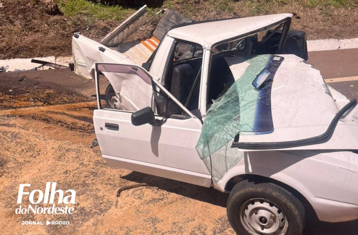 Colisão frontal na BR-285 em Lagoa Vermelha resulta em uma morte