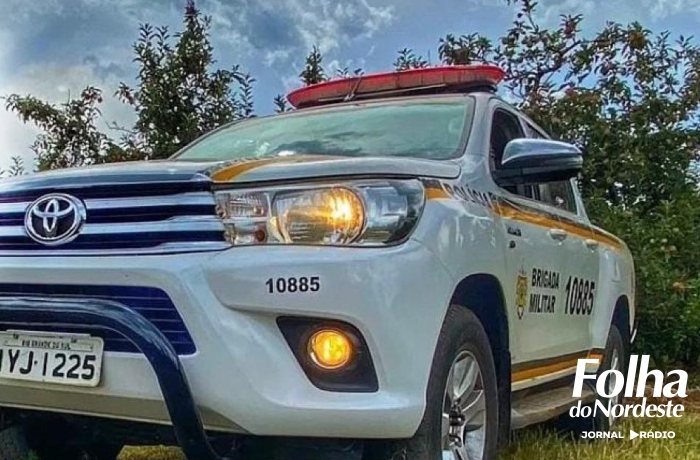 Brigada Militar realiza prisão de foragido durante Operação Colheita em Vacaria