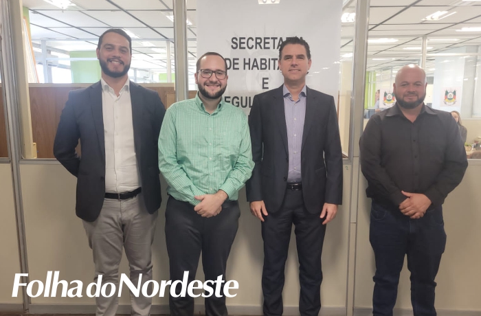 Mantovani e Mota mantiveram audiência com secretário estadual da Habitação do RS