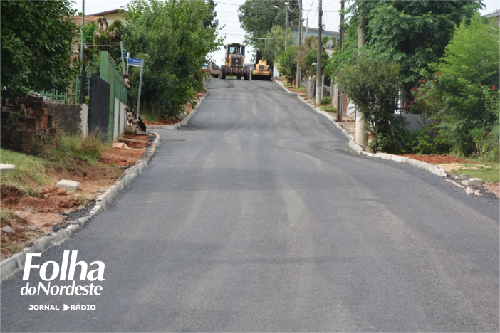 Prefeitura de Lagoa Vermelha realiza obras de pavimentação e regularização fundiária no bairro Suzana