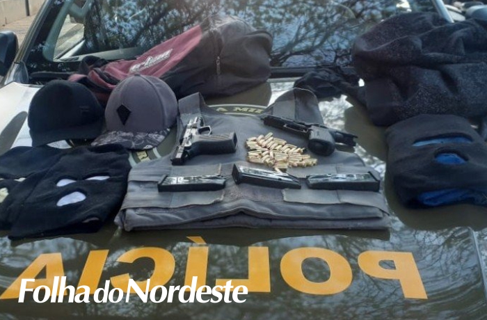BPChoque prende trio com armas, munições e coletes que iriam praticar homicídio em Lagoa Vermelha